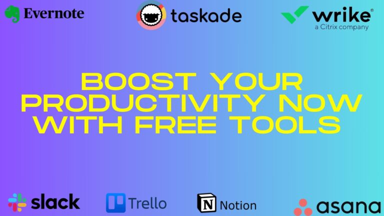 Free Productivity Tools